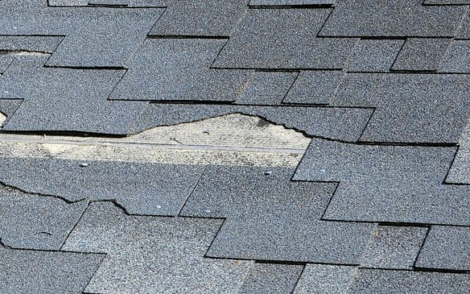 asphalt shingle roof damage - Denver